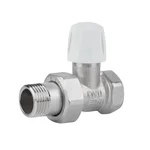 Вентиль радиаторный Icma 815 никелированный латунный прямой 1/2