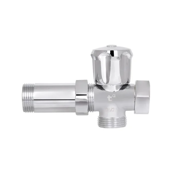 Кран шаровый приборный Thermo Alliance 3/4ННВ Standart SD183W20 латунный с удлинителем 3/4