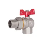 Кран кульовий кутовий Thermo Alliance Standart SD222W20 латунний з накидною гайкою 3/4