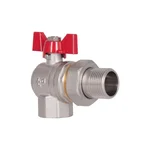 Кран кульовий кутовий Thermo Alliance Standart SD222W20 латунний з накидною гайкою 3/4