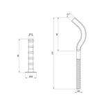 Настінне кріплення Thermo Alliance Standart SD112170 для алюмінієвого радіатора 9х170 мм (SD112170)