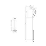 Крепление для алюминиевого радиатора Thermo Alliance Standart SD112250 настенное 9х250 мм (SD112250)