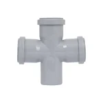 Хрестовина каналізаційна TA Sewage 50 поліпропіленова сіра 90° (CZ050003)