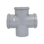 Хрестовина для внутрішньої каналізації TA Sewage 110 90° поліпропіленова малошумна (CZ110005)