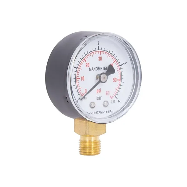 Манометр Thermo Alliance Standart SD1704B металлический, 50 мм, с нижним подключением 1/4