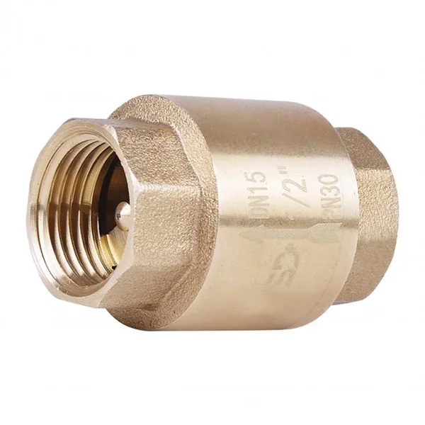Обратный клапан SD Plus SD240W15 латунный с латунным штоком 1/2 (SD00006752)