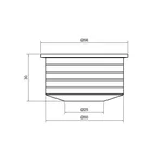 Перехід каналізаційний гумовий TA Sewage 50×25 мм (TASPRRB5025)