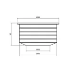 Переход канализационный TA Sewage 50х32