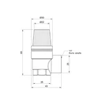 Запобіжний клапан Thermo Alliance Standart SD2446 латунний 1/2
