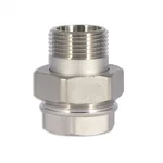 Сгон-американка Thermo Alliance Forte SF190W20 латунный никелированный прямой с резьбой 3/4