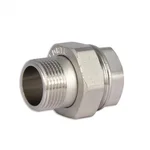Сгон-американка Thermo Alliance Forte SF190W20 латунный никелированный прямой с резьбой 3/4