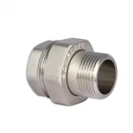 Сгон-американка Thermo Alliance Forte SF190W20 латунный никелированный прямой с резьбой 3/4