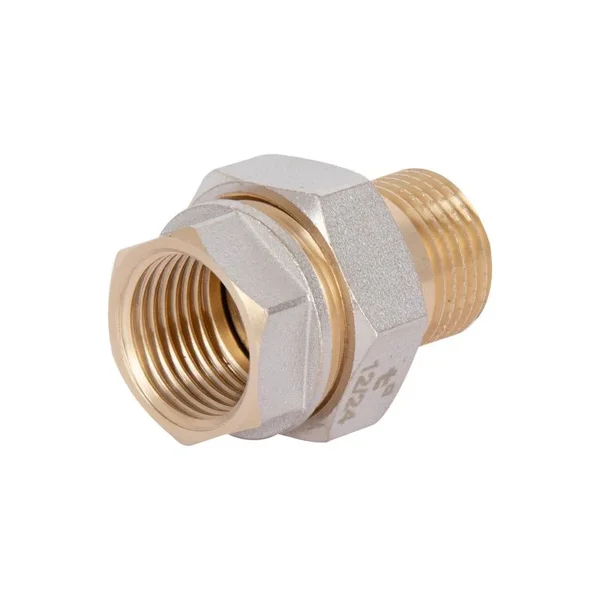 Сгон-американка прямой Thermo Alliance Base SD190W15 латунный никелированный 1/2