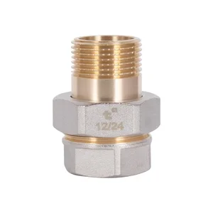 Згін-американка прямий Thermo Alliance Base SD190W20 латунний нікельований 3/4