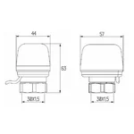 Сервопривод Icma 220V тип відкритий №983 (NA)