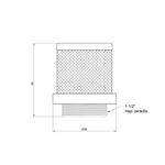Сетка для обратного клапана Thermo Alliance Standart SD245W40 с наружной резьбой 1 1/2 (SD245W40)