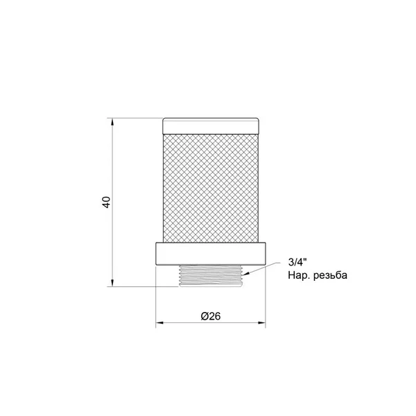 Сетка для обратного клапана Thermo Alliance Standart SD245W20 3/4 (SD245W20)