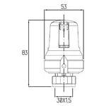 Термоголовка Icma 30х1,5 №989