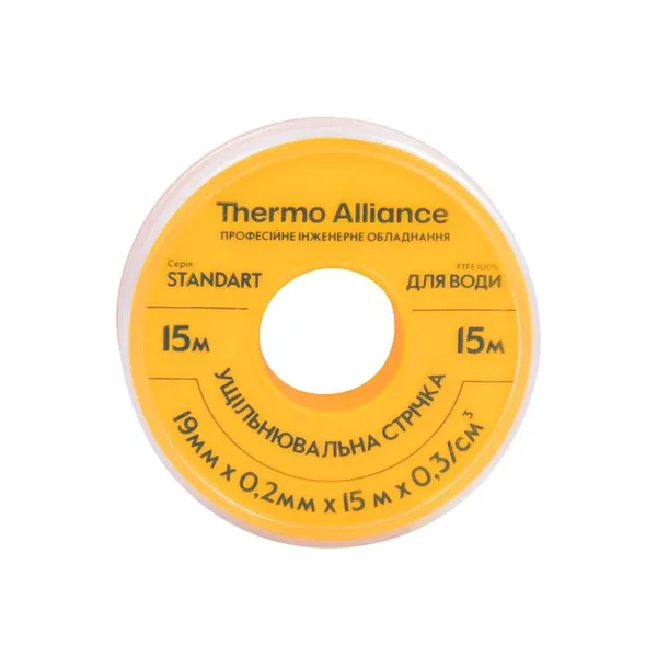 Стрічка-фум Thermo Alliance Standart SD262YW15 жовта довжиною 15 м (SD262YW15)