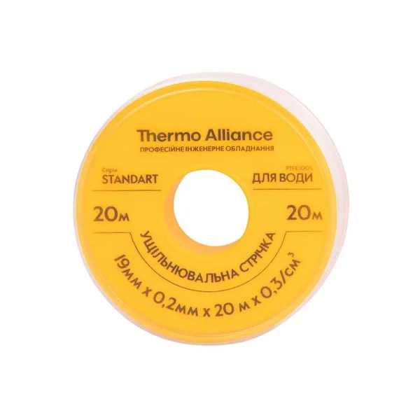 Фум-стрічка Thermo Alliance Standart SD263YW20 жовта довжиною 20 м (SD263YW20)