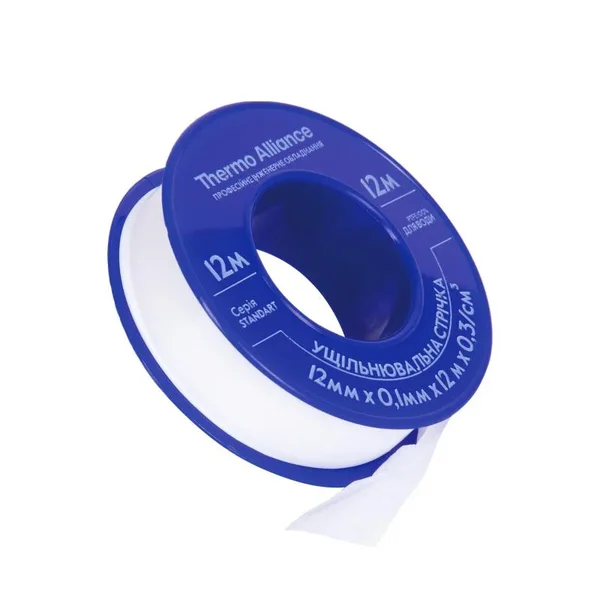 Фум-стрічка Thermo Alliance Standart SD260BW12 синя, комплект, 12 м х 12 мм х 0, 1 мм (SD260BW12)