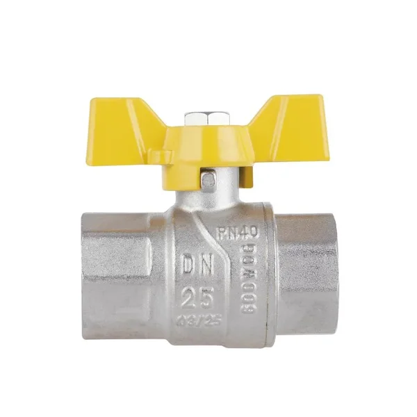 Кран кульовий Thermo Alliance Forte SF602G25 латунний газовий 1