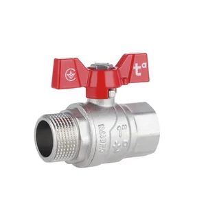 Кран шаровой Thermo Alliance Forte SF607W25 латунный 1