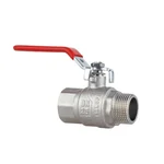 Кран шаровый Thermo Alliance Forte SF605W25 латунный никелированный 1