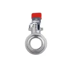 Кран шаровый Thermo Alliance Forte SF605W25 латунный никелированный 1