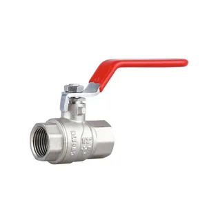 Кран шаровый Thermo Alliance Forte SF600W15 никелированный латунный ВР 1/2