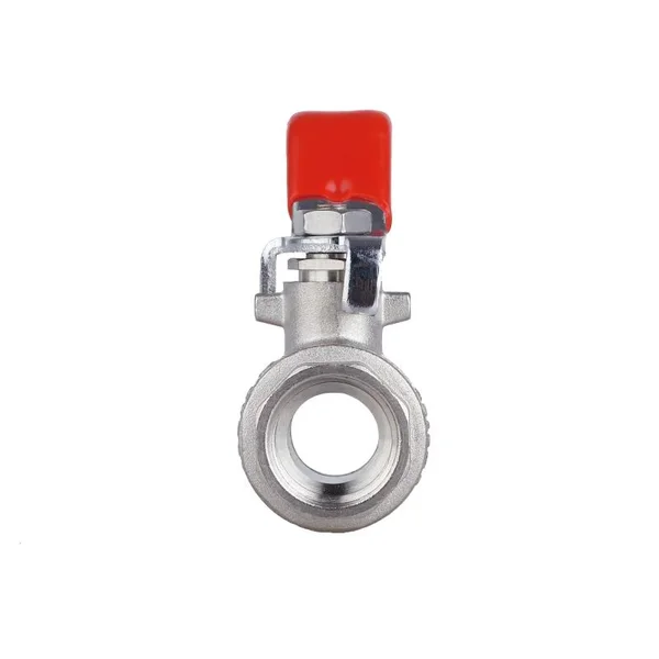 Кран шаровый Thermo Alliance Forte SF600W15 никелированный латунный ВР 1/2