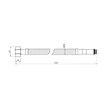 Гибкая подводка Thermo Alliance Standart нержавеющая М10 60 см SD396W60 (SD396W60)