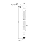 Гибкая подводка Thermo Alliance SD396W120 Standart нержавеющая М10x1/2