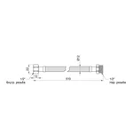 Гибкая подводка для воды Thermo Alliance Standart 50 см ГШ SD398W50