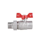 Кран кульовий Thermo Alliance Forte SF220W20 латунний прямий з американкою 3/4 (SF220W20)