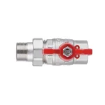 Кран кульовий Thermo Alliance Forte SF220W20 латунний прямий з американкою 3/4 (SF220W20)