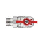 Кран кульовий Thermo Alliance Forte SF221W20 латунний кутовий з американкою 3/4 (SF221W20)