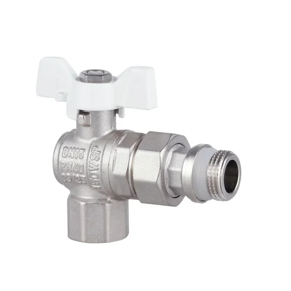 Кран кульовий Thermo Alliance Forte SF223W15 латунний кутовий 