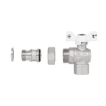 Кран кульовий Thermo Alliance Forte SF223W15 латунний кутовий 