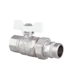 Кран кульовий-американка Thermo Alliance Forte SF222W25 латунний прямий 1