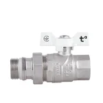 Кран кульовий-американка Thermo Alliance Forte SF222W25 латунний прямий 1