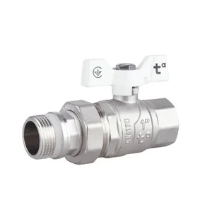 Кран кульовий-американка Thermo Alliance Forte SF222W25 латунний прямий 1