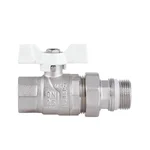 Кран кульовий-американка Thermo Alliance Forte SF222W25 латунний прямий 1