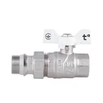 Кран кульовий Thermo Alliance Forte SF222W20 латунний прямий з американкою 3/4