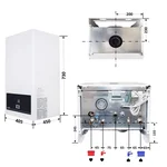 Котел газовый конденсационный Airfel DigiFEL Premix двухконтурный турбированный 36 кВт (A2CPX036DARU)