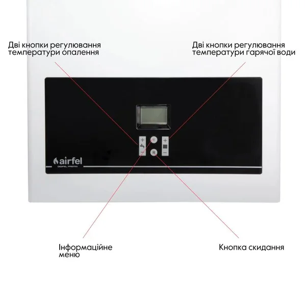 Котел газовый конденсационный Airfel DigiFEL Premix двухконтурный турбированный 36 кВт (A2CPX036DARU)