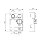 Насосная группа Icma R003 с правым подключением 1 1/2