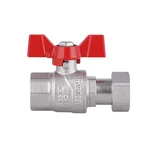 Кран шаровой прямой Thermo Alliance Forte SF260W20 латунный с накидной гайкой 3/4