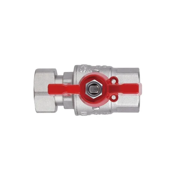 Кран шаровой прямой Thermo Alliance Forte SF260W20 латунный с накидной гайкой 3/4