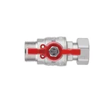 Кран кульовий Thermo Alliance Forte латунний прямий з накидною гайкою 3/4